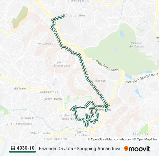 4030-10 Bus Line Map