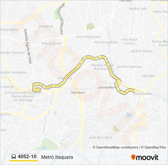 4052-10 Bus Line Map