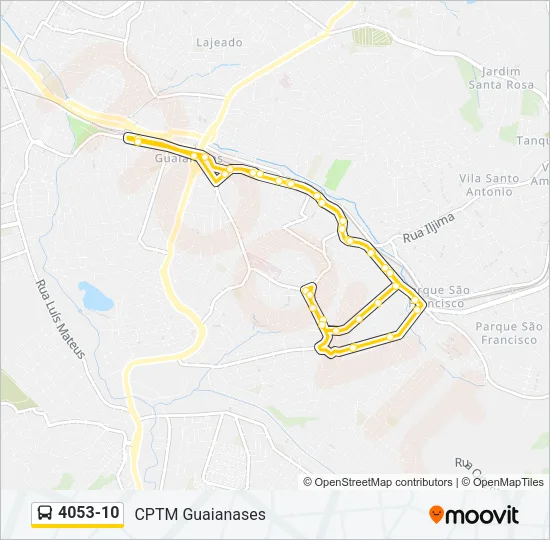 4053-10 Bus Line Map