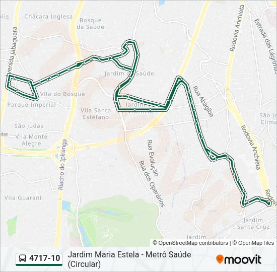 4717-10 Bus Line Map