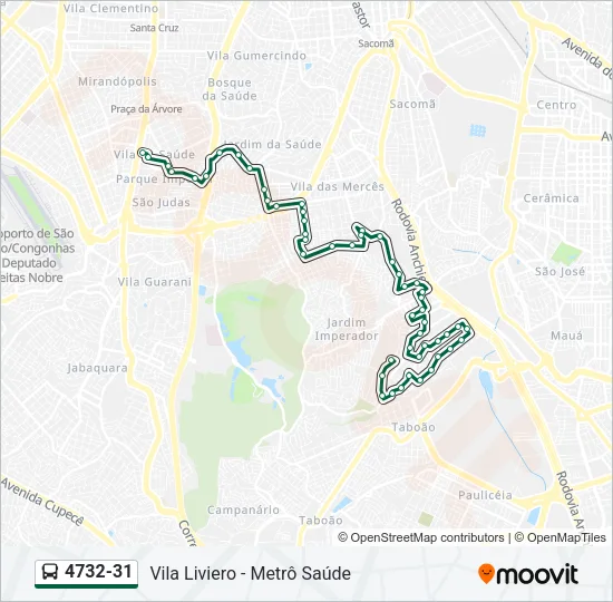 4732-31 Bus Line Map