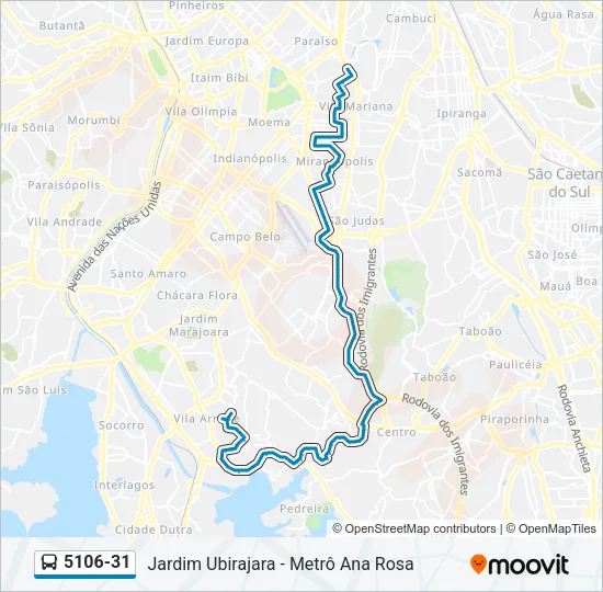5106-31 Bus Line Map