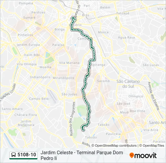 5108-10 Bus Line Map