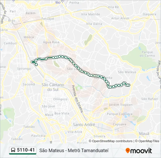 5110-41 Bus Line Map