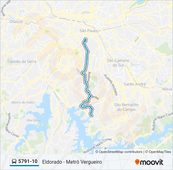 5791-10 bus Line Map