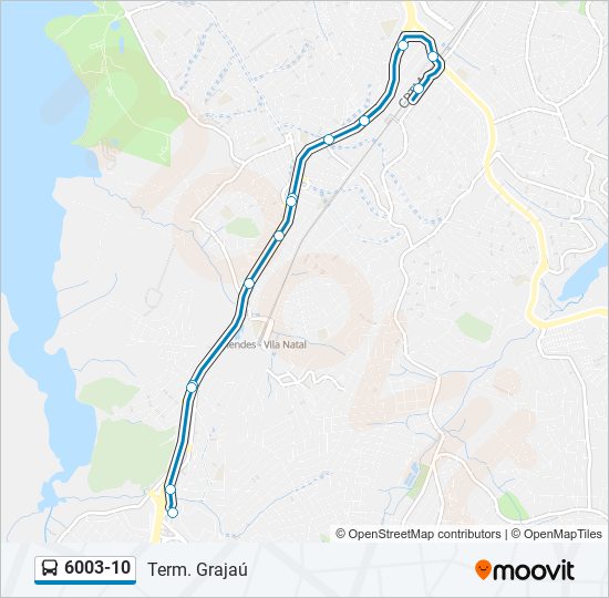 6003-10 bus Line Map