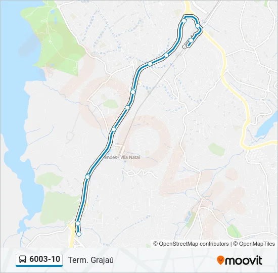 6003-10 Bus Line Map
