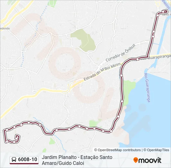 6008-10 Bus Line Map