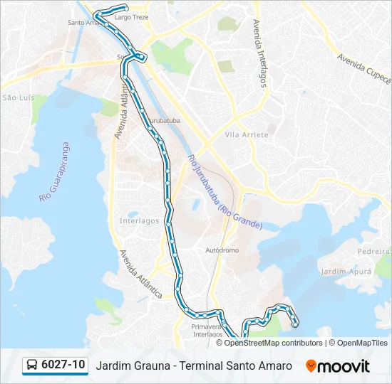 6027-10 Bus Line Map