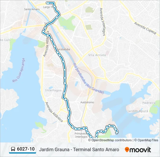 6027-10 Bus Line Map