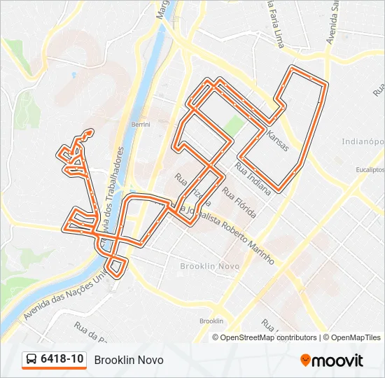 6418-10 Bus Line Map
