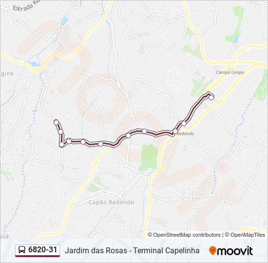 6820-31 bus Line Map