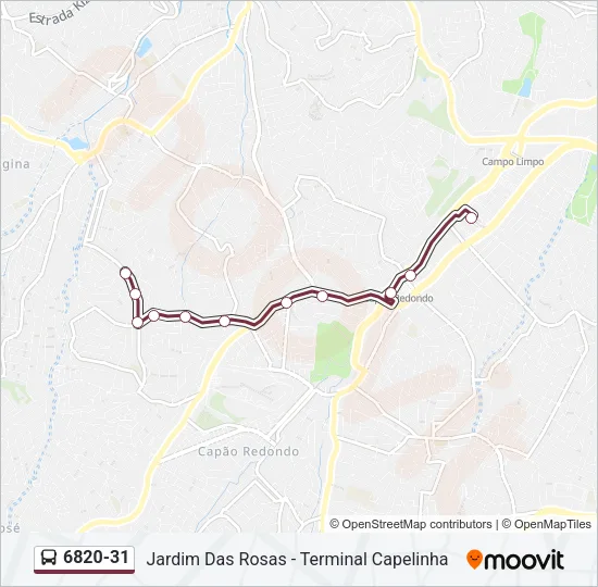 6820-31 Bus Line Map