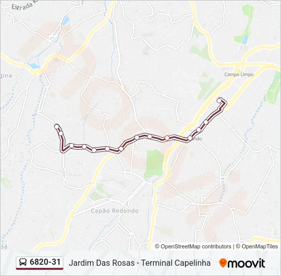 6820-31 Bus Line Map