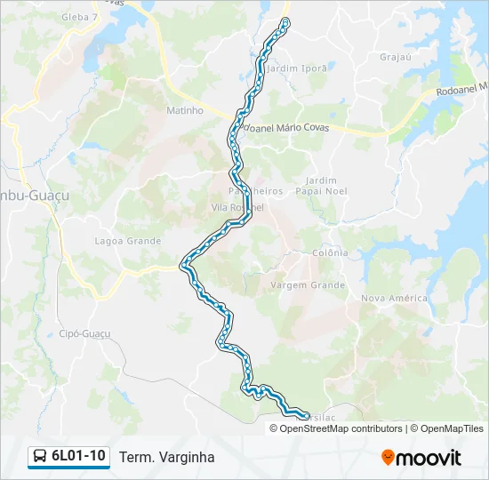 6L01-10 Bus Line Map