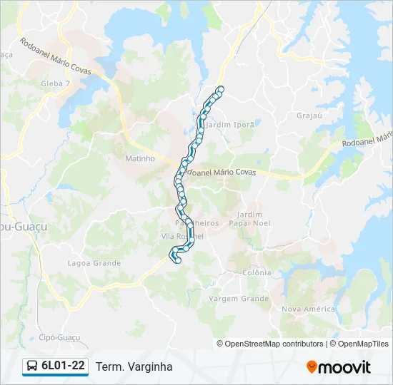 6L01-22 Bus Line Map