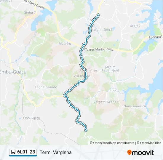 6L01-23 Bus Line Map