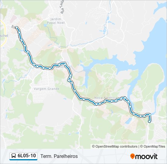 6L05-10 bus Line Map