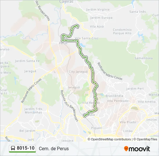8015-10 Bus Line Map