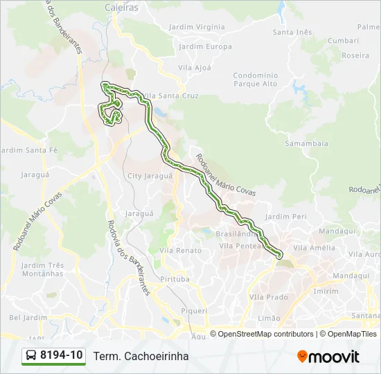 8194-10 Bus Line Map