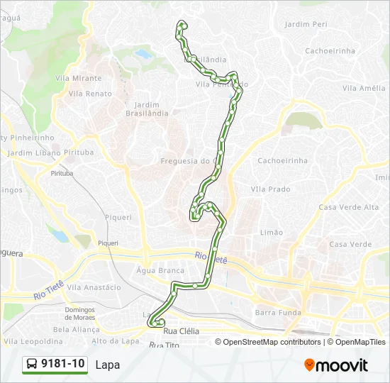 9181-10 Bus Line Map