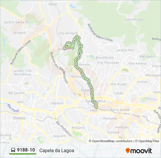 9188-10 Bus Line Map
