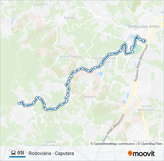 05I Bus Line Map