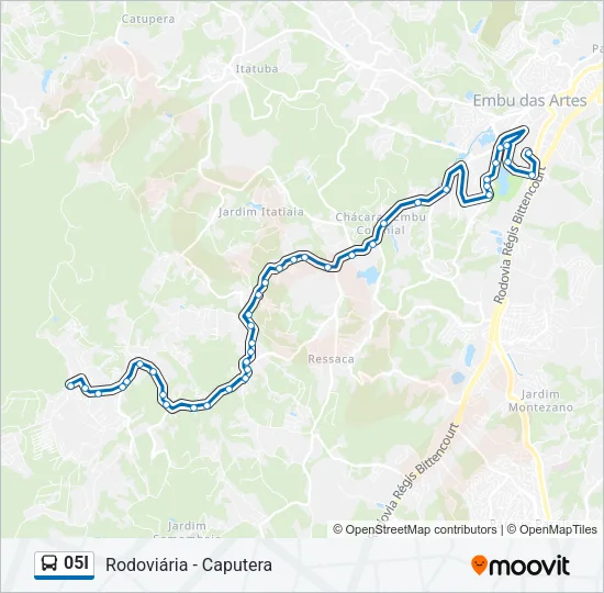 05I Bus Line Map