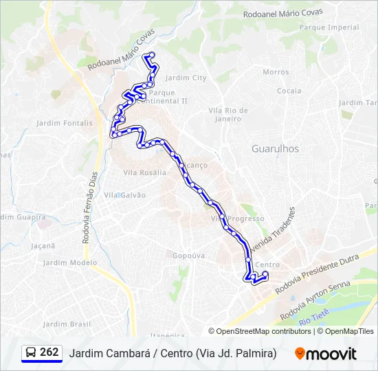 262  Line Map