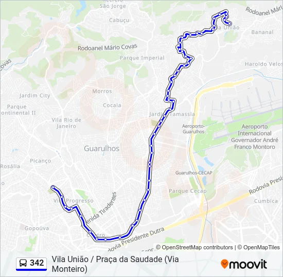 342  Line Map