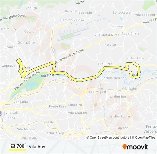 700  Line Map