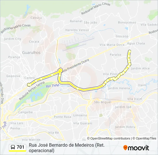 701  Line Map
