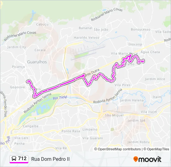 712  Line Map