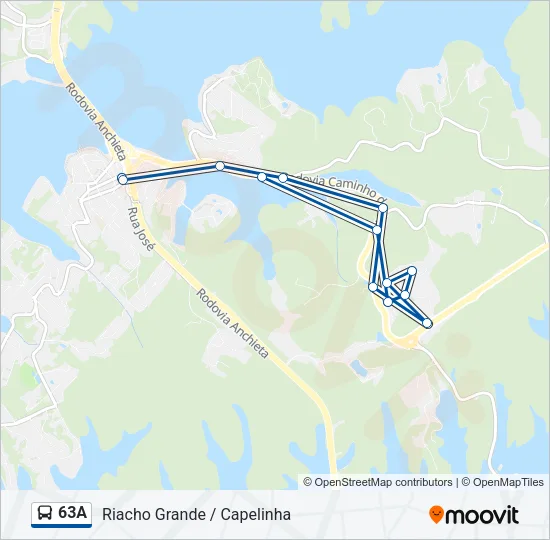 63A Bus Line Map