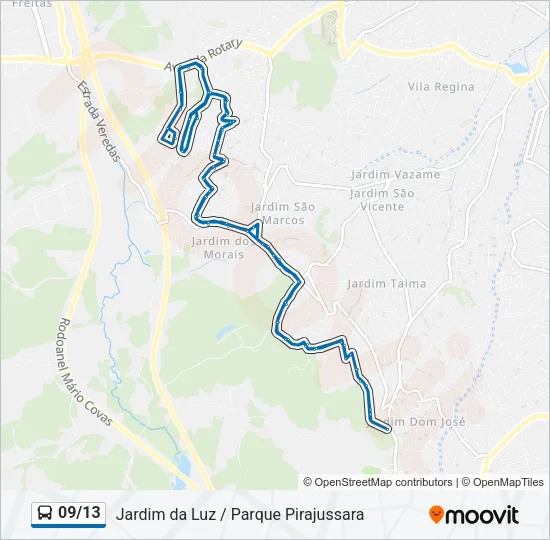 09/13 Bus Line Map