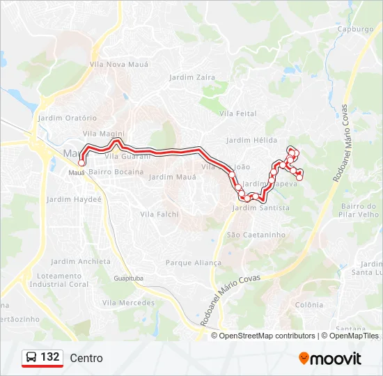 132  Line Map
