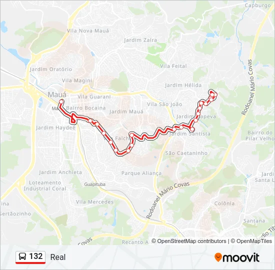 132  Line Map