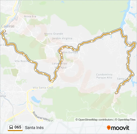 065 Bus Line Map