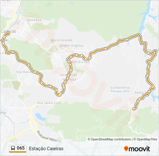 065 Bus Line Map