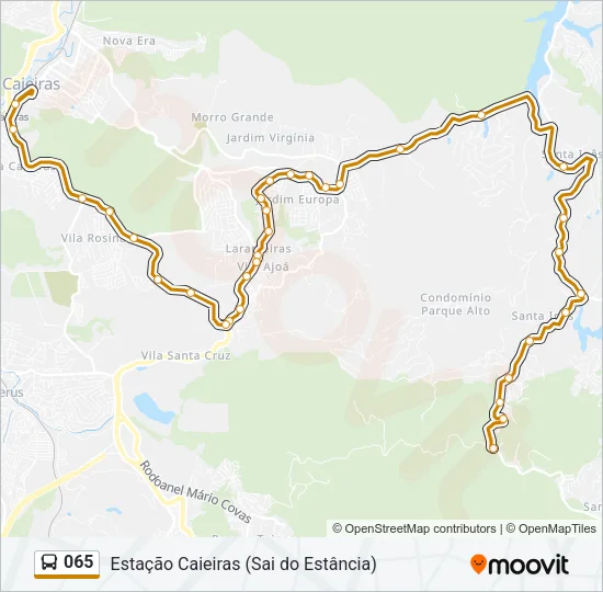 065 Bus Line Map