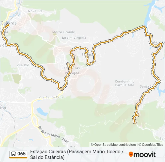 065 Bus Line Map