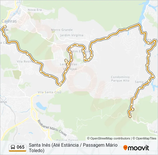 065 Bus Line Map