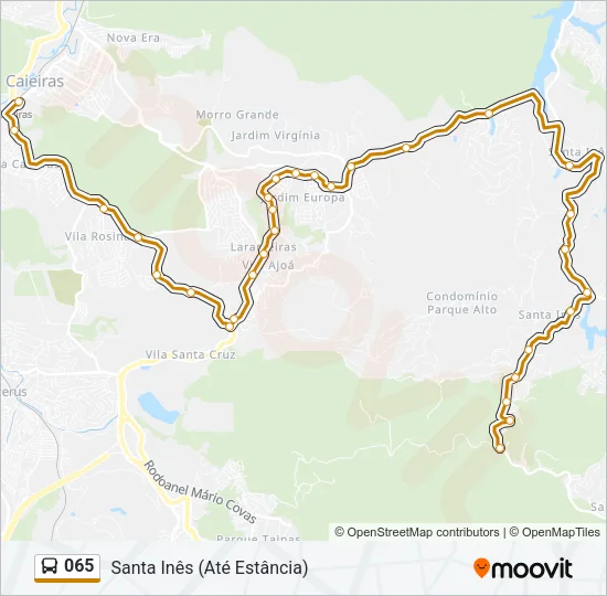 065 Bus Line Map