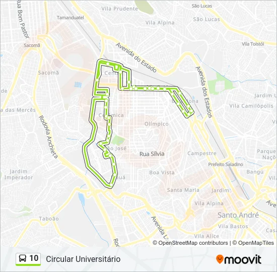 10  Line Map