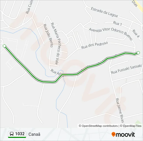 1032 Bus Line Map
