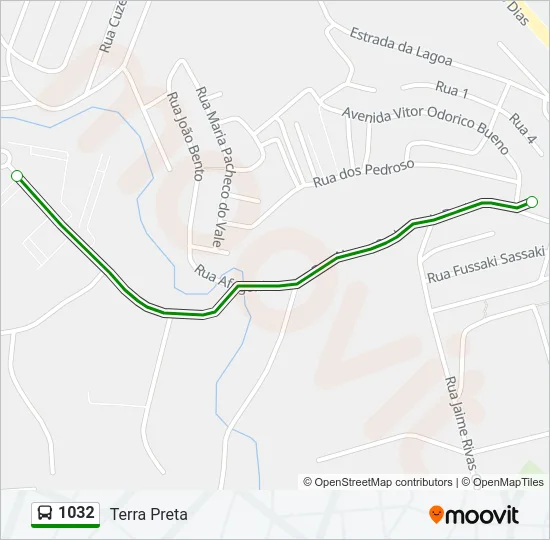 1032 Bus Line Map