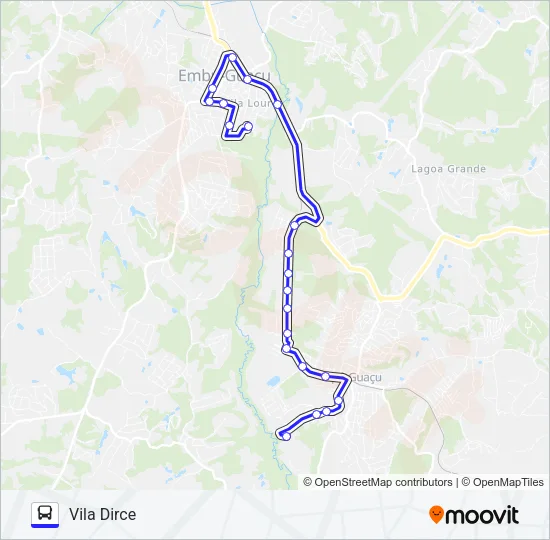 VILA DIRCE - HOSPITAL Bus Line Map