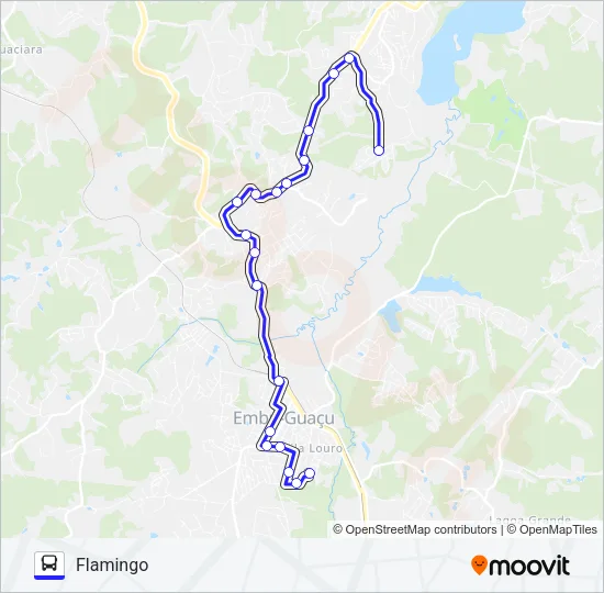 FLAMINGO - HOSPITAL Bus Line Map
