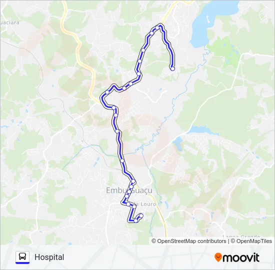 FLAMINGO - HOSPITAL Bus Line Map