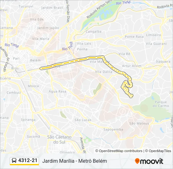 4312-21 Bus Line Map